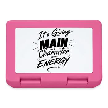 Cela donne de l’énergie au personnage principal – Assumez-le - Boîte à goûter - rose - Devant