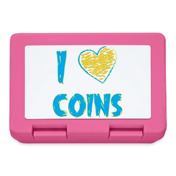 Coin collector - Lunchbox - pink - Front