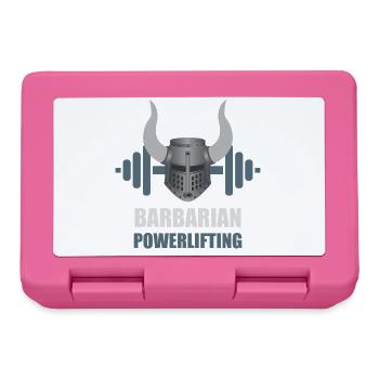 Barbarian Warrior Powerlifting-Workout - Brotdose - Pink - Vorne