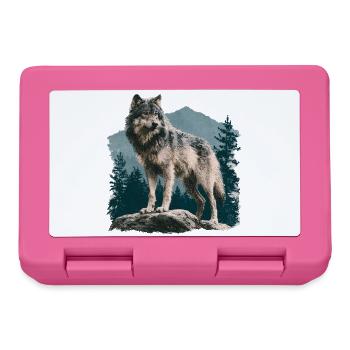Wolf - Brotdose - Pink - Vorne