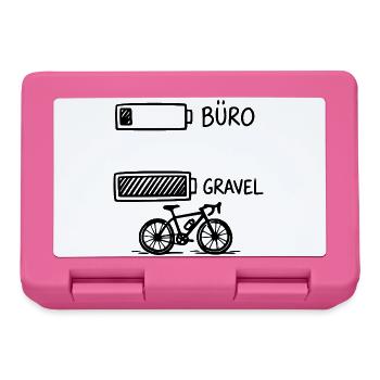 Büro Akku Gravelbike - Brotdose - Pink - Vorne