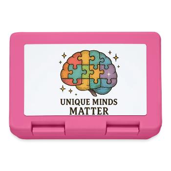 Puzzle Brain-Intelligent Coloré : Esprits Uniques - Boîte à goûter - rose - Devant