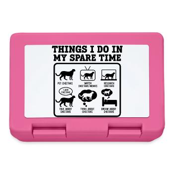 Cheetah Spare Time - Brotdose - Pink - Vorne