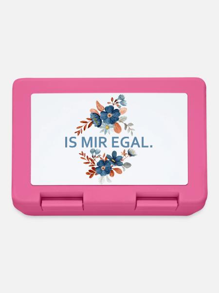 Blumenakzent Is Mir Egal - Brotdose - Pink