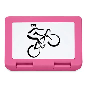 Bicycle riders - Lunchbox - pink - Front