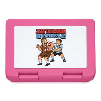 Zieht den Bayern die Lederhosen aus - Brotdose - Pink - Vorne
