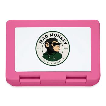 Mad Monkey Monkey Green Polo - Lunchbox - pink - Front