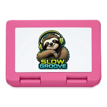 Paresse - Groove lent - Boîte à goûter - rose - Devant