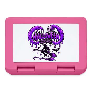 Lila Spuk-Halloween - Brotdose - Pink - Vorne
