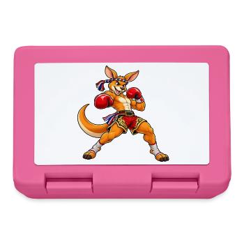Muay Thai Känguru - Brotdose - Pink - Vorne