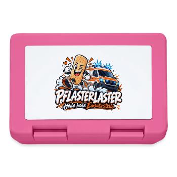 Pflasterhelden Einsatzstelle - Brotdose - Pink - Vorne