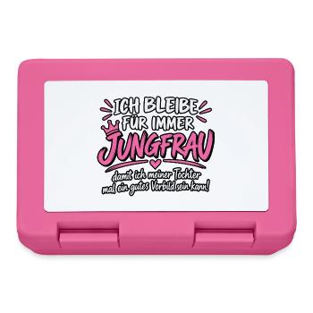 Ich bleibe für immer Jungfrau Vorbild - Brotdose - Pink - Vorne
