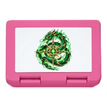 Smaragdgrüner Schlangenstern - Brotdose - Pink - Vorne