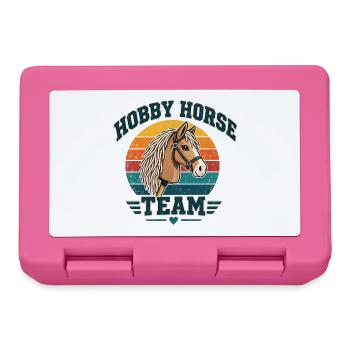 Hobby Horse Team Vintage Retro - Brotdose - Pink - Vorne