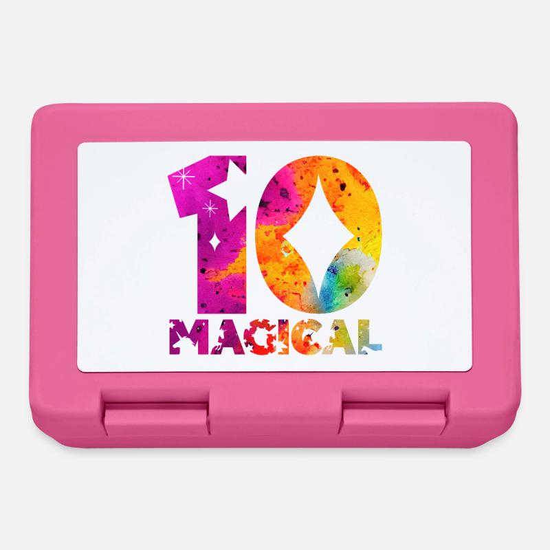 MAGICAL 10. GEBURTSTAG EINHORN - Brotdose - Pink
