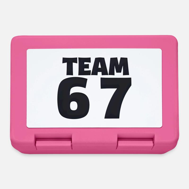 Team 6 7 - Boîte à goûter - rose