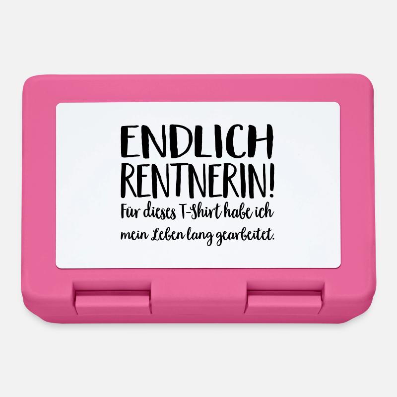 Rentnerin - Brotdose - Pink