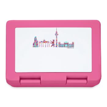 Berlin T-Shirt - Berlin Skyline Shirt - I Love - Lunchbox - pink - Front