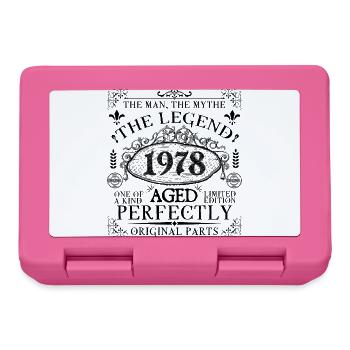 1978 | The Legend since 1978 birthday - Lunchbox - pink - Front