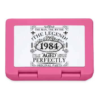 1984 | Die Legende seit 1984 Geburtstag - Brotdose - Pink - Vorne