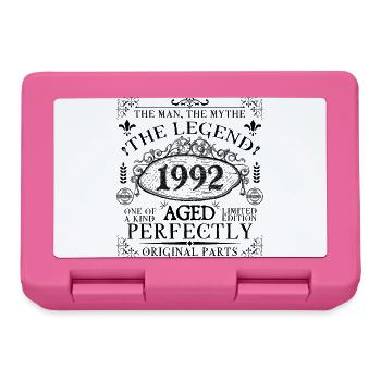 1992 | Die Legende seit 1992 Geburtstag - Brotdose - Pink - Vorne