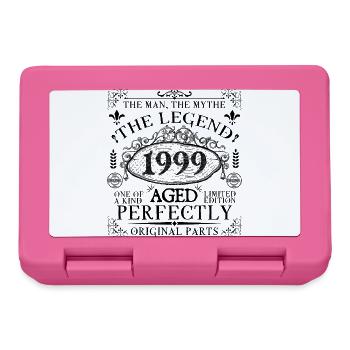 1999 | Die Legende seit 1999 Geburtstag - Brotdose - Pink - Vorne