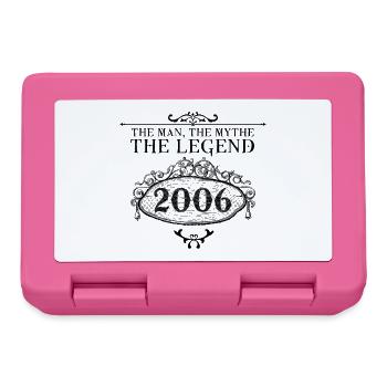 2006| Die Legende seit 2006 Geburtstag - Brotdose - Pink - Vorne