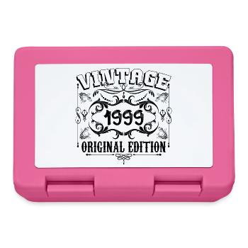 1999 | Vintage Aged Original 1999 birthday gift - Boîte à goûter - rose - Devant