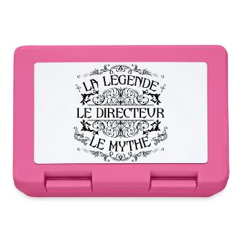 Directeur | la legende Directeur le mythe - Boîte à goûter - rose - Devant