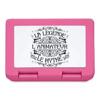 Animateur | la légende Animateur le mythe - Boîte à goûter - rose - Devant