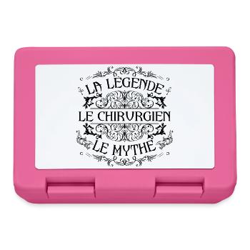 Chirurgien | la légende Chirurgien le mythe - Boîte à goûter - rose - Devant