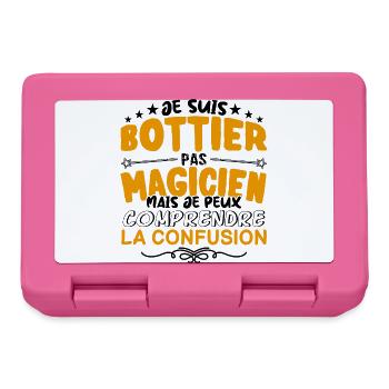 Bottier pas Magicien | le Meilleur Bottier cadeau - Boîte à goûter - rose - Devant
