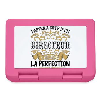 Directeur | le Meilleur cadeau Directeur - Boîte à goûter - rose - Devant