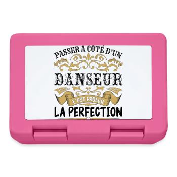 Danseur | le Meilleur cadeau Danseur - Boîte à goûter - rose - Devant