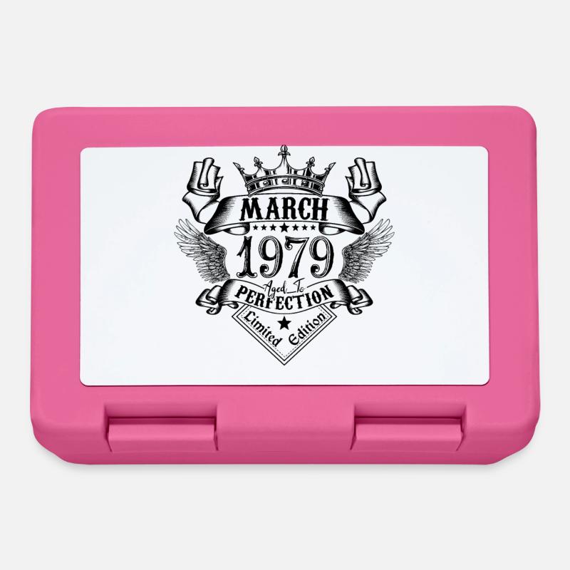 Vintage Mars 1979 Mars 1979 né en Mars - Boîte à goûter - rose