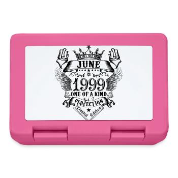 Geburtstag Juni 1999 geboren im Juni 1999 - Brotdose - Pink - Vorne