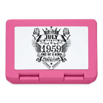Geburtstag Juli 1959 geboren im Juli 1959 - Brotdose - Pink - Vorne