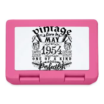 Geburtstag 1954 Mai 1954! geb. Mai 1954 - Brotdose - Pink - Vorne