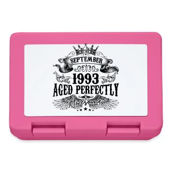 Birthday 1993 September 1993 born in September - Lunchbox - pink - Front
