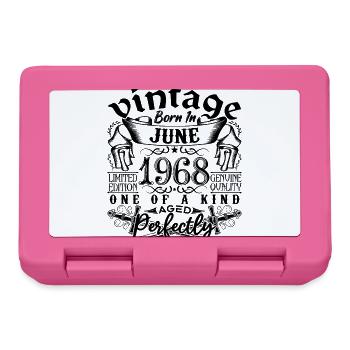 Anniversaire 1968 Juin 1968 ! né en June 1968 - Boîte à goûter - rose - Devant