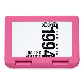 Birthday December 1994 December born in December - Lunchbox - pink - Front