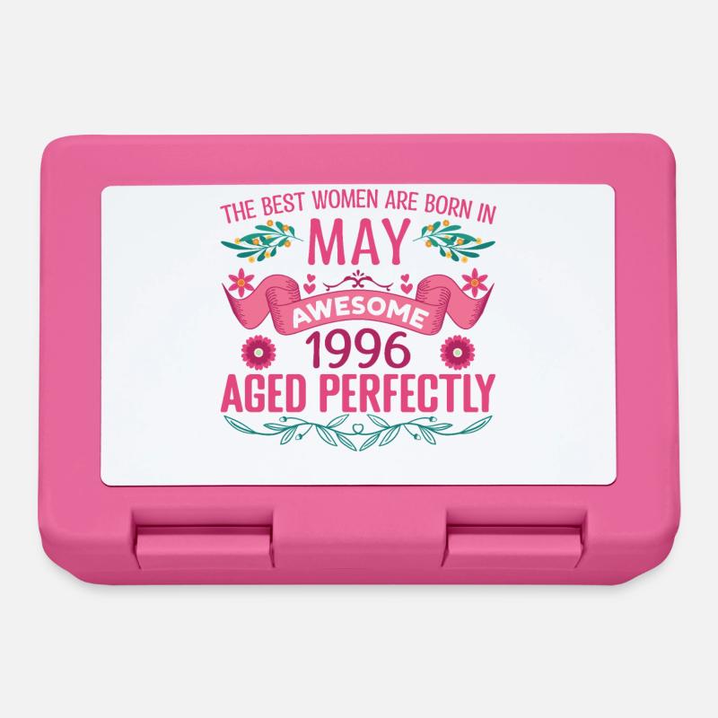 Mai 1996 Geburtstag Ehefrau Mai 1996 Geburtstag - Brotdose - Pink