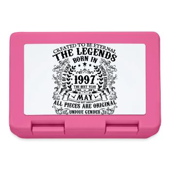 Birthday 1997 May 1997 born in May 1997 - Lunchbox - pink - Front
