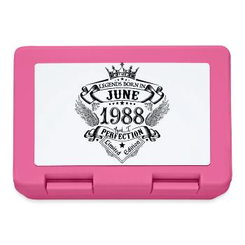 birthday June 1988 June birthday 1988 - Lunchbox - pink - Front