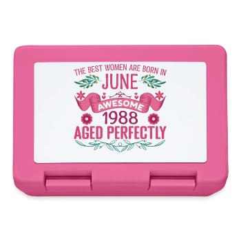 June 1988 Female Birthday June 1988 - Lunchbox - pink - Front