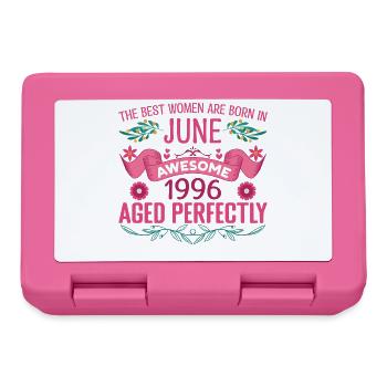 June 1996 Female Birthday June 1996 - Lunchbox - pink - Front