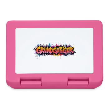 Grundgütger Graffiti Neon-Explosion - Brotdose - Pink - Vorne