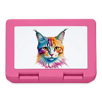 Cat - Lunchbox - pink - Front