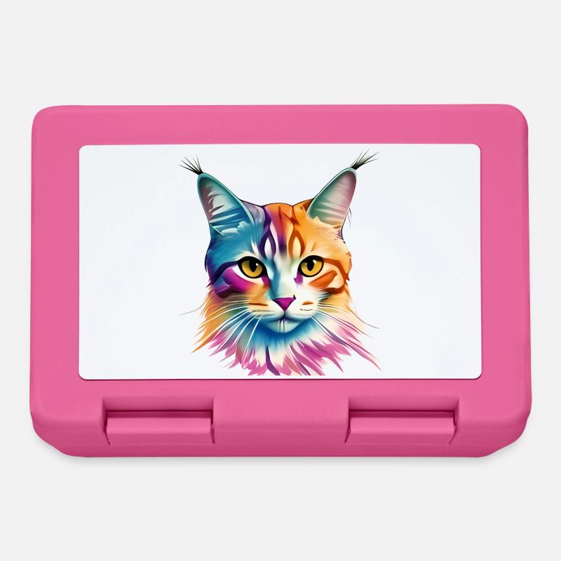 Katze - Brotdose - Pink