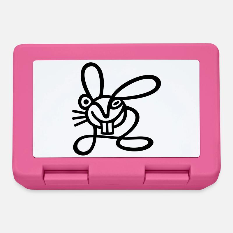 Stroke Hare - Lunchbox - pink